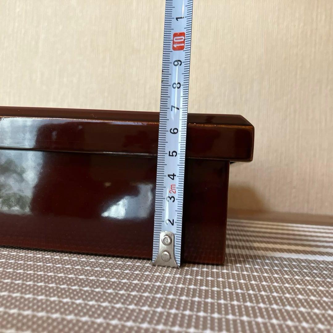 【美品】漆器 本漆塗り 重箱 一段重 松花堂 おせち 陶製小鉢付