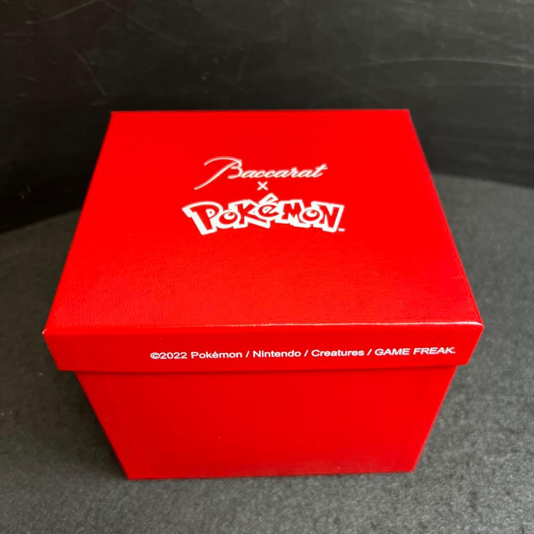 バカラ　ポケモン　モンスターボール置物　共箱　幅約7㎝　東Y8-0327☆1F