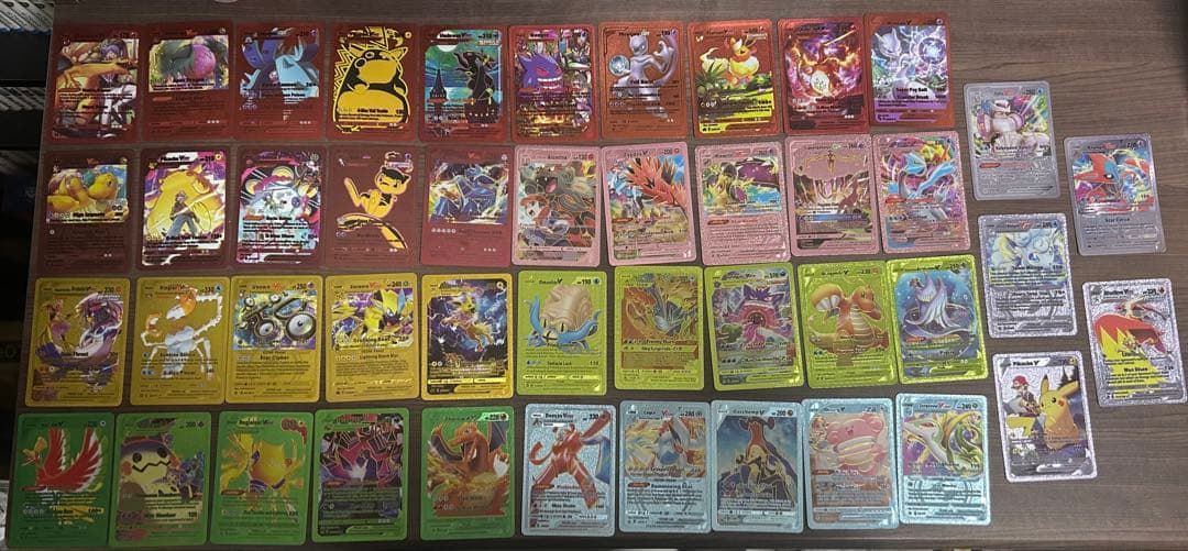 希少‼️ 海外限定版 ポケモンレインボーカード メタリック仕様 まとめ売り45枚