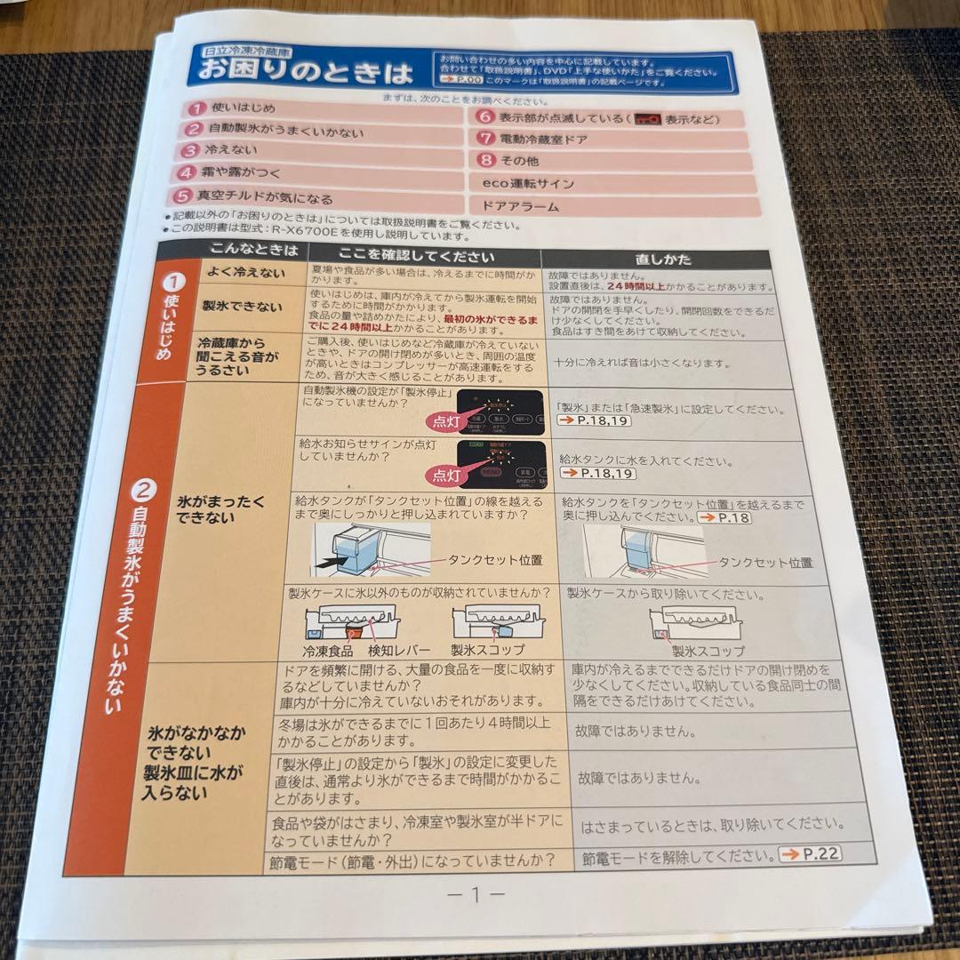 ☆ HITACHI 冷蔵庫　517L☆2015年製☆