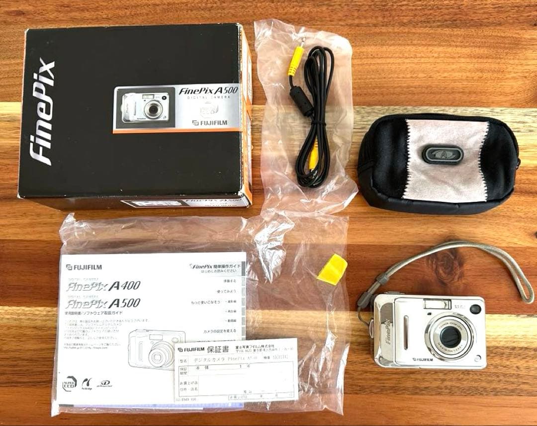 ☆美品·富士フイルムFujifilm FinePixA500デジタルカメラ一式☆