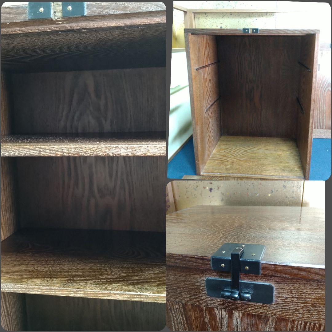 A292 桑 旅箱 茶道具 棚物三段 茶道具入れ