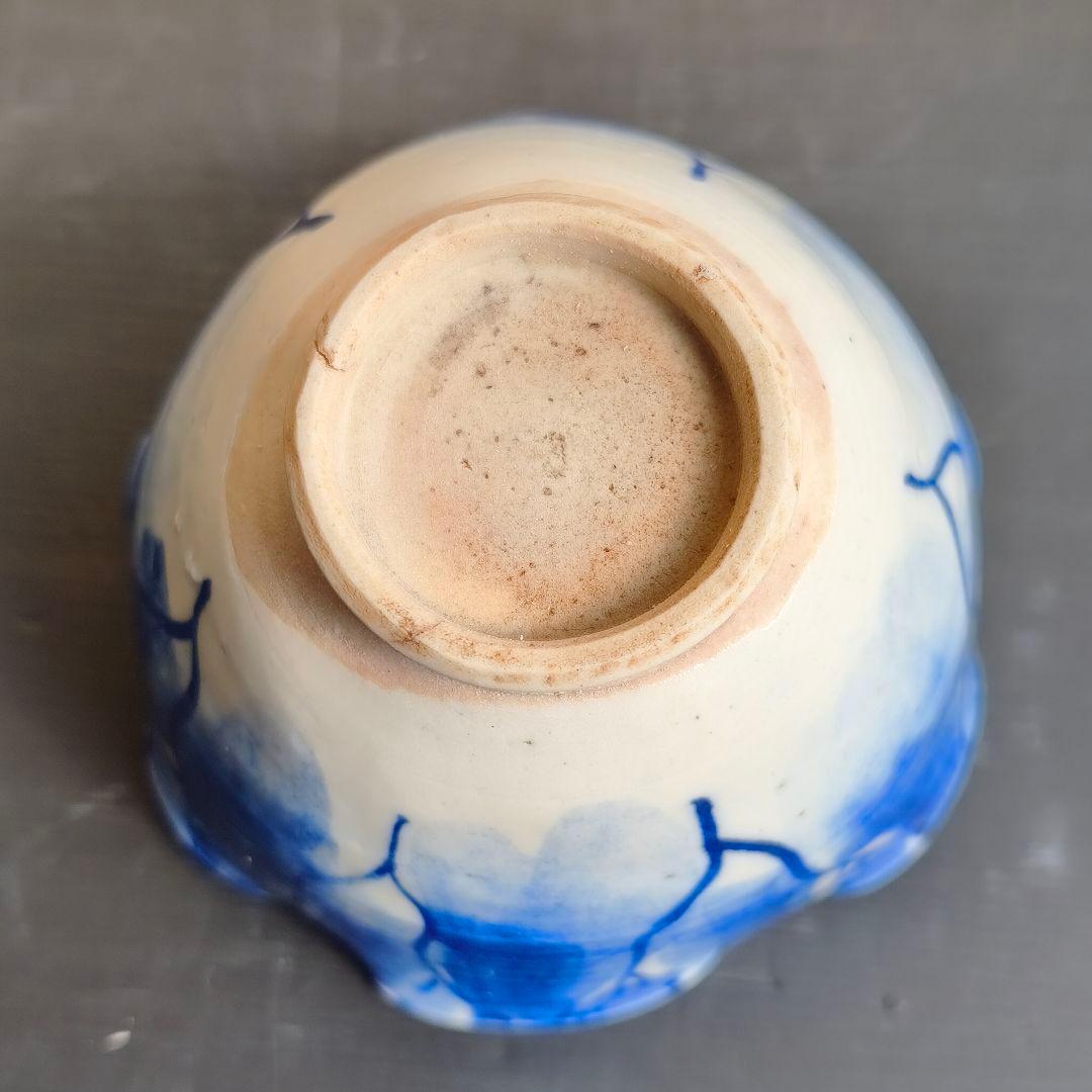【珍品】湯冷まし 煎茶道具 蟹 染付