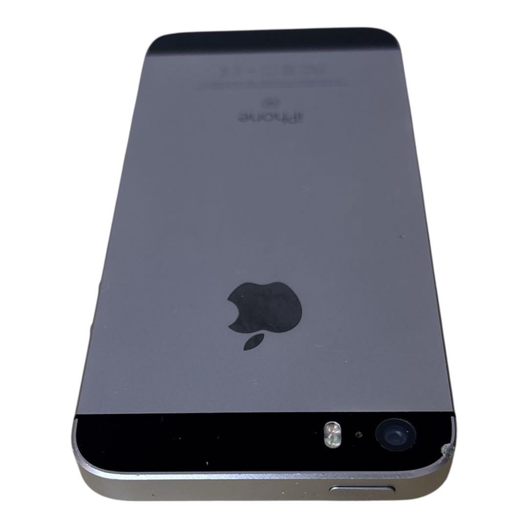 iPhone SE 64GB スペースグレイ バッテリー90% 純正イヤホン