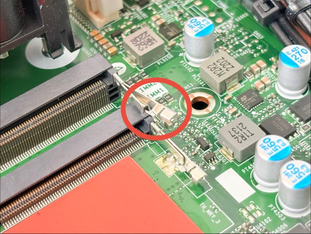 ベアーボン状態のDell Precision 3460/CPUなし・メモリなし