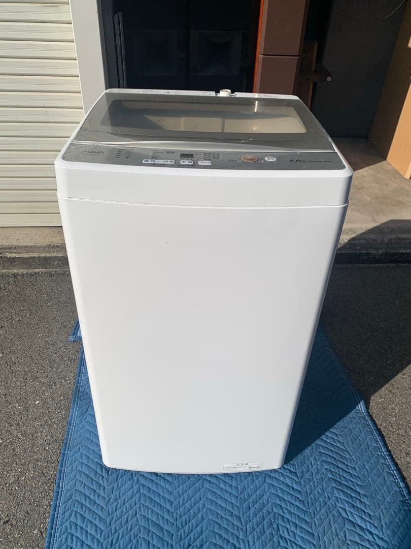 アクア 洗濯機 2021年 5kg AQW-G50JJ 一人暮らし 大阪配送