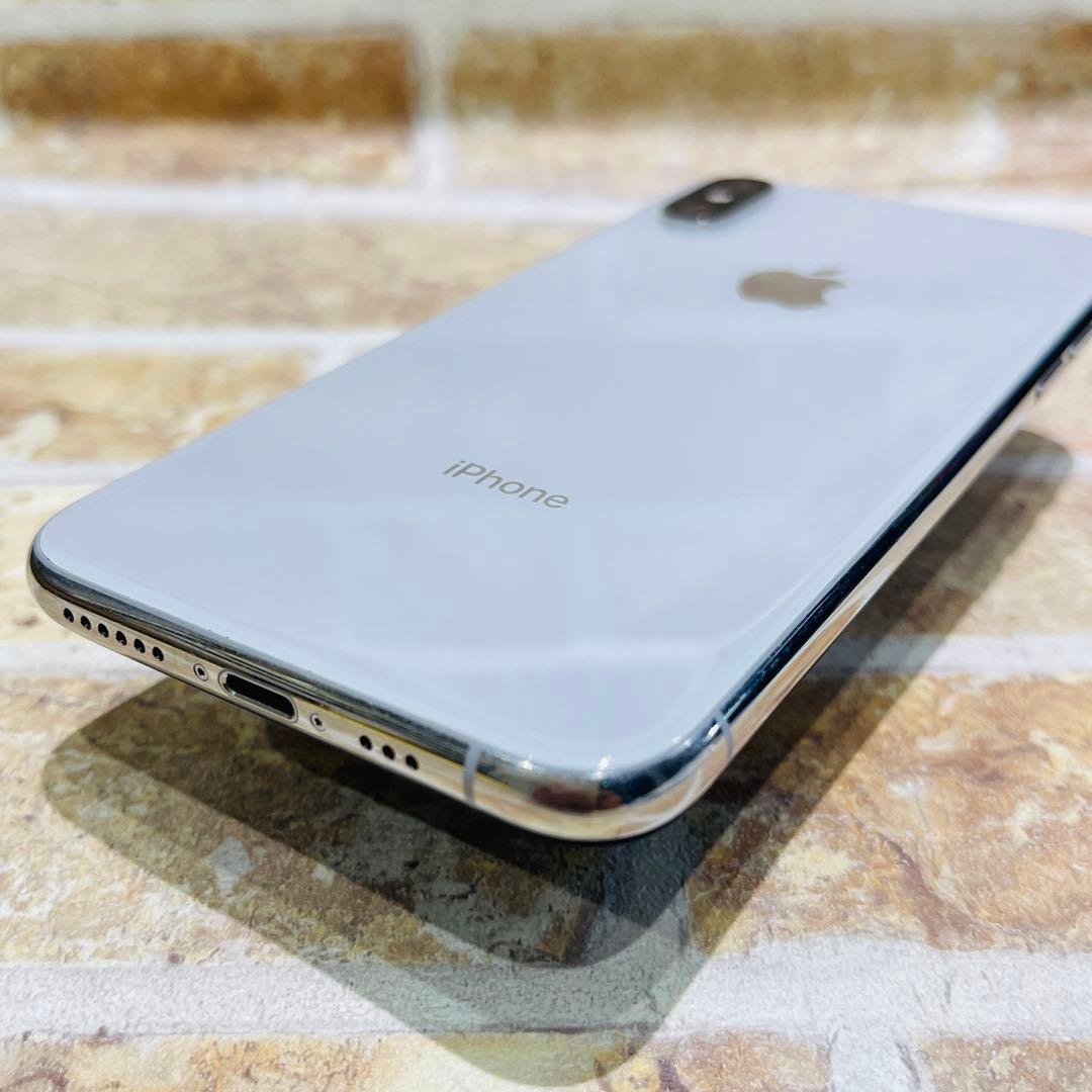 訳あり SIMフリー iPhoneXS 64GB シルバー 電池良好