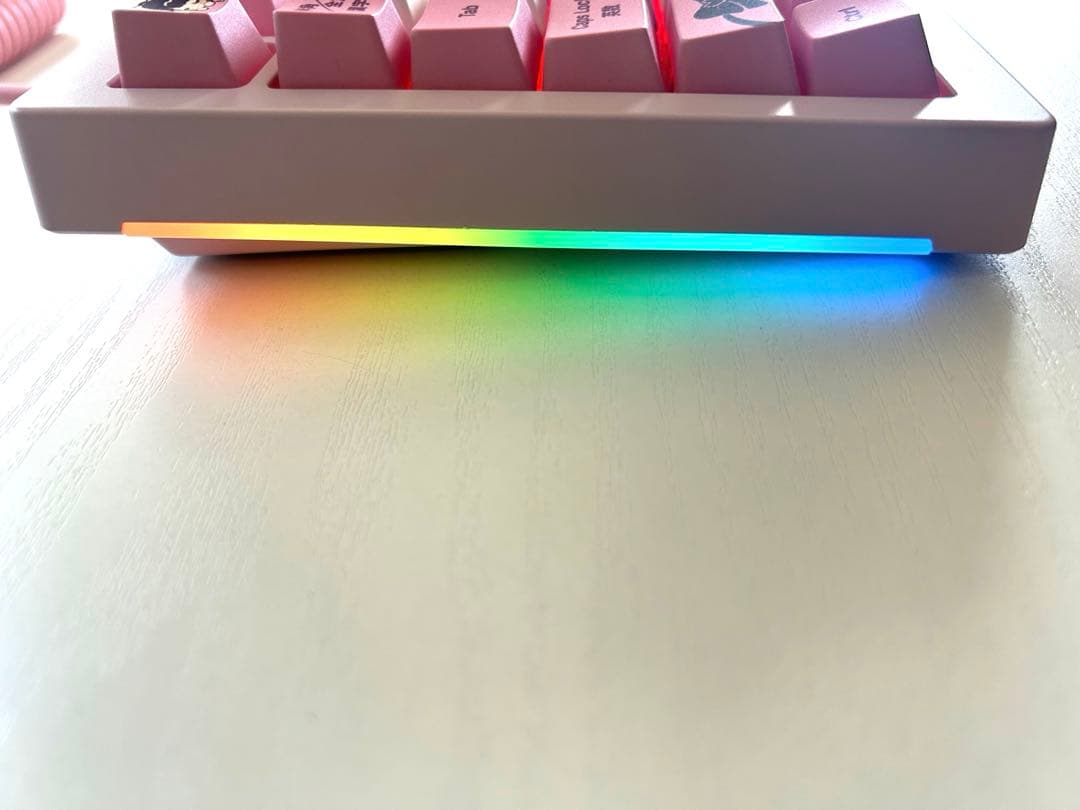 ぶいすぽっ！ ゲーミングキーボード　花芽なずな