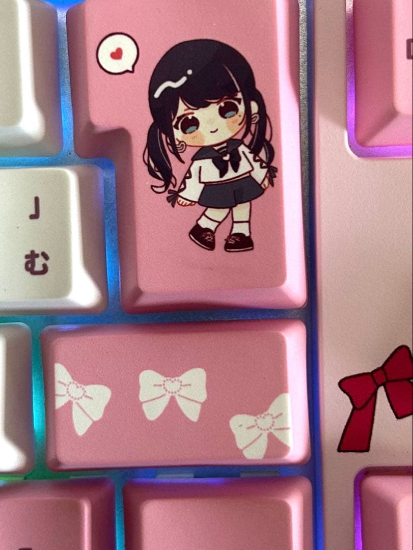 ぶいすぽっ！ ゲーミングキーボード　花芽なずな