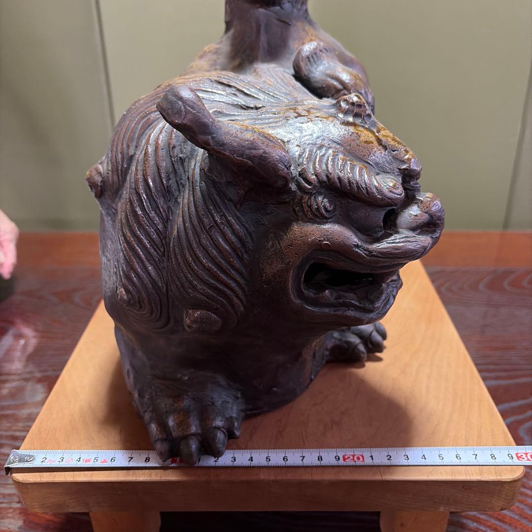 備前焼　獅子