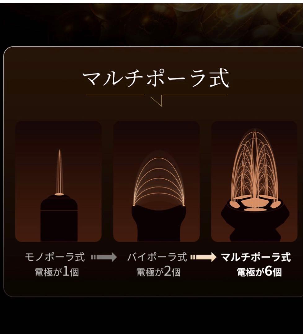 多機能美顔器 RF・EMS・イオン・温冷・LED