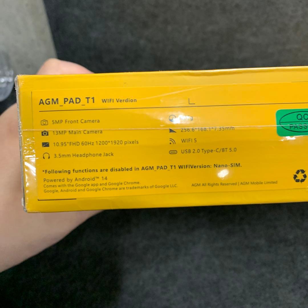 AGM PAD T1 11インチ4+128GB Android 14