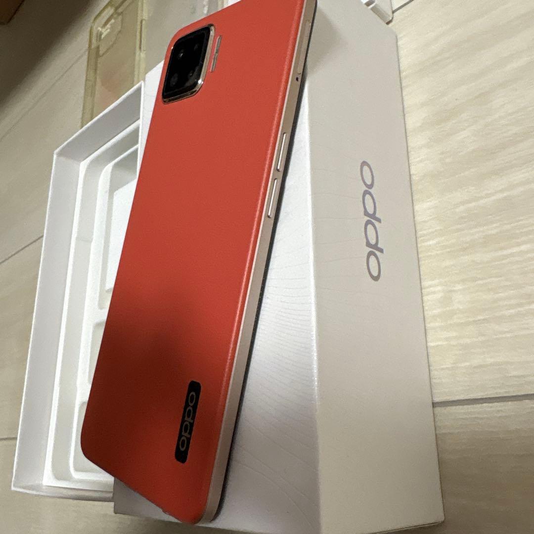 oppoA73 スマートフォン オレンジ