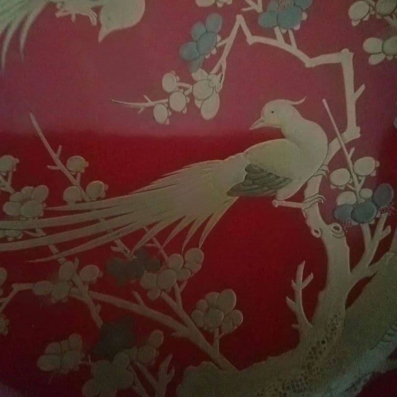 漆工芸　朱漆　金蒔絵　木盃③　江戸から明治時代　七組盃のひとつ