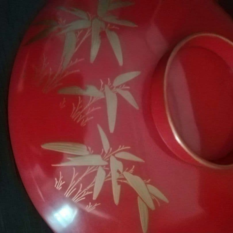 漆工芸　朱漆　金蒔絵　木盃③　江戸から明治時代　七組盃のひとつ