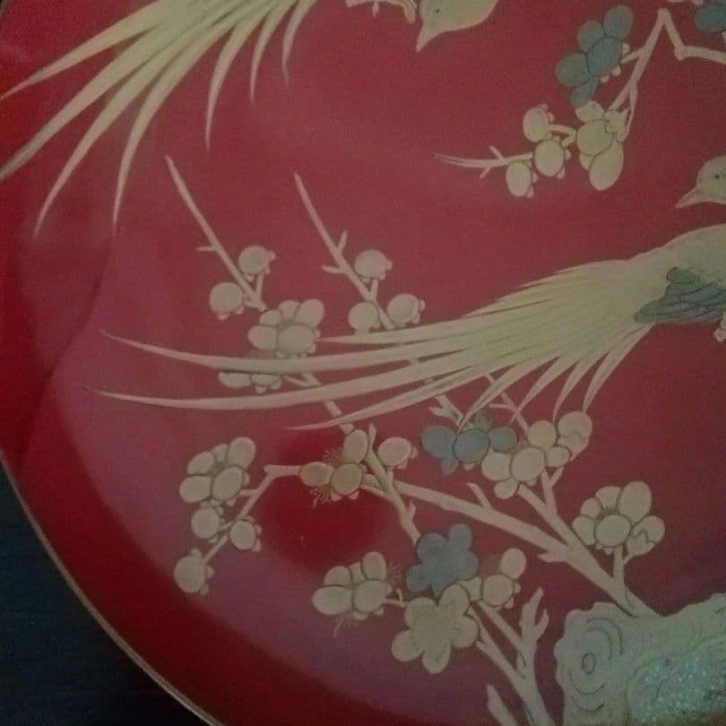漆工芸　朱漆　金蒔絵　木盃③　江戸から明治時代　七組盃のひとつ