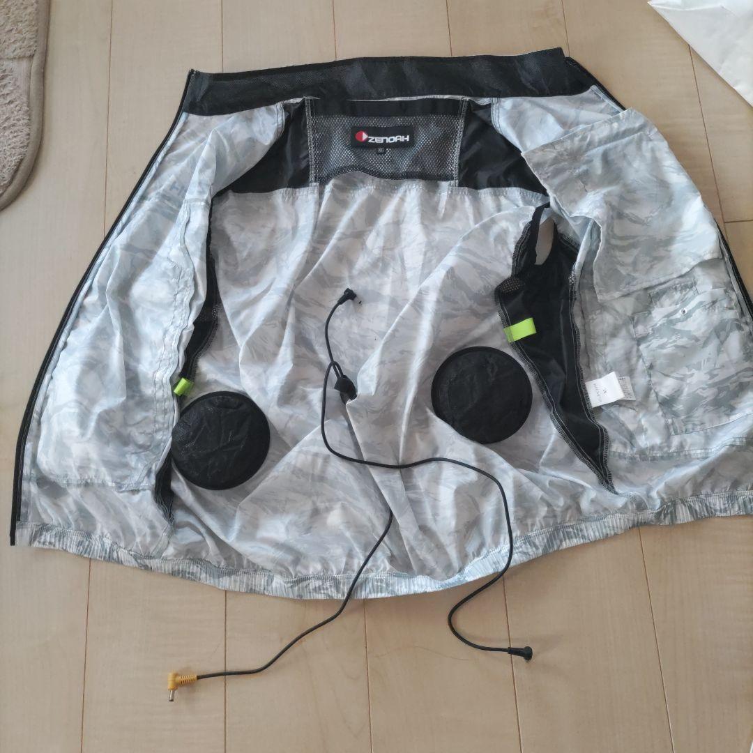 ゼノア 冷却機能付き空調服 XL グレー/ブラック