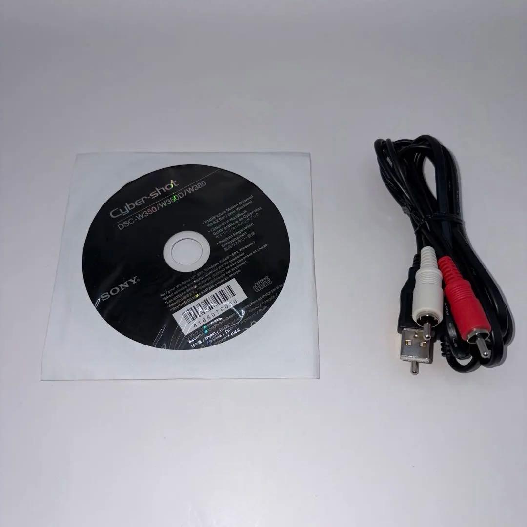 【美品】SONY Cyber−Shot DSC-W350 コンデジ ブラック
