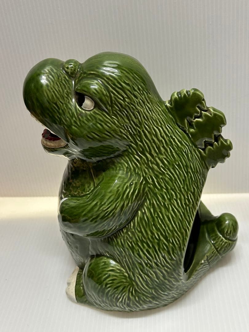 ゴジラの蚊取線香立て 陶器 ゴジラ 特撮 1984 東宝 フィギュア 昭和レトロ