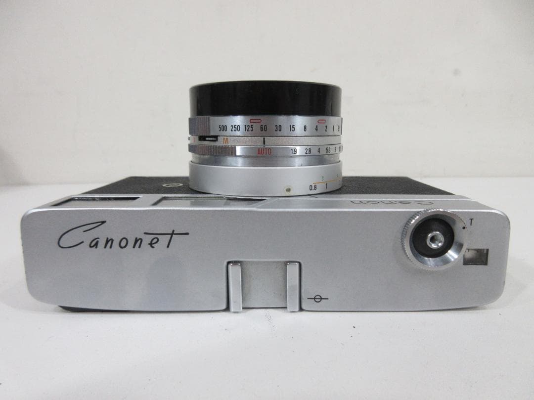 0116X【ジャンク】Canonフィルムカメラ Canonet ケース付き