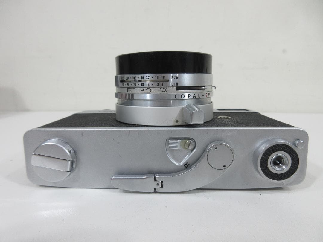 0116X【ジャンク】Canonフィルムカメラ Canonet ケース付き
