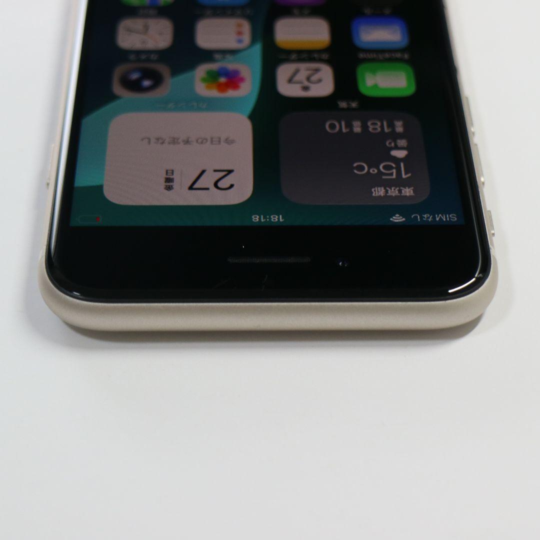 【美品】iPhone SE3 64GB バッテリー交換100%