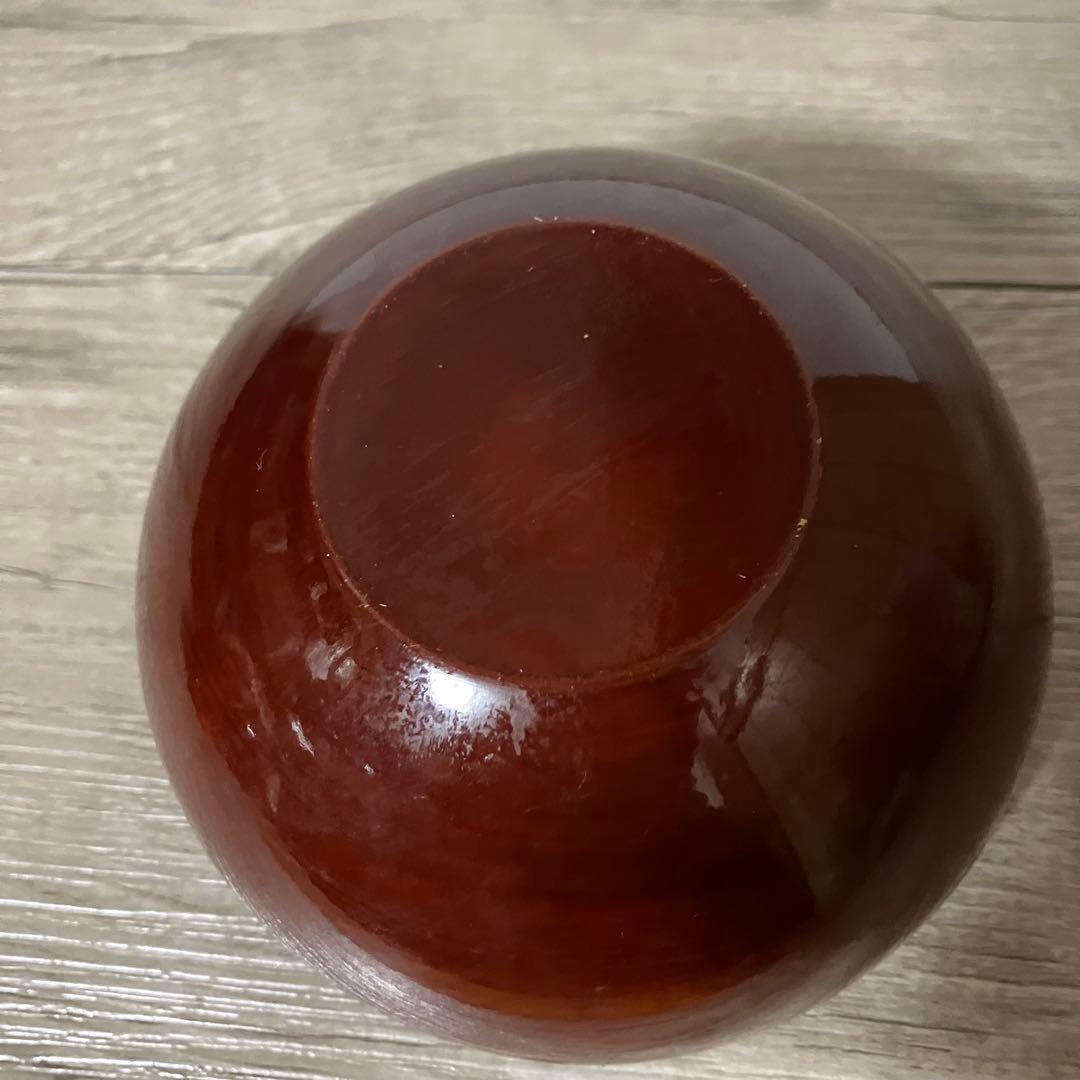 B-3 【アンティーク】天然木 菓子器 菓子鉢 蓋付き 房付き タッセル