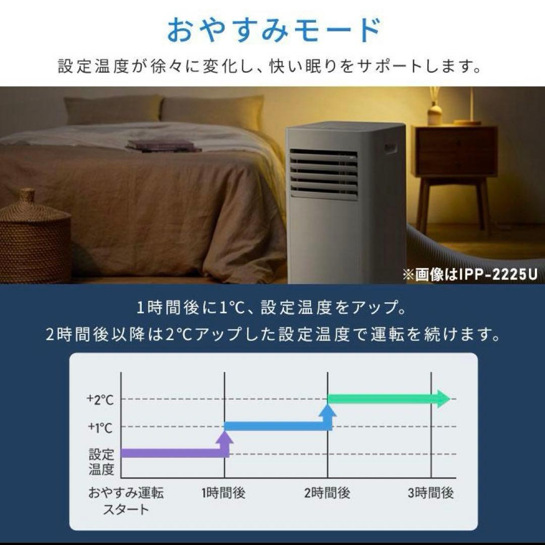 2025年最新式ポータブルクーラー IPP-2225Uアイリスオーヤマ