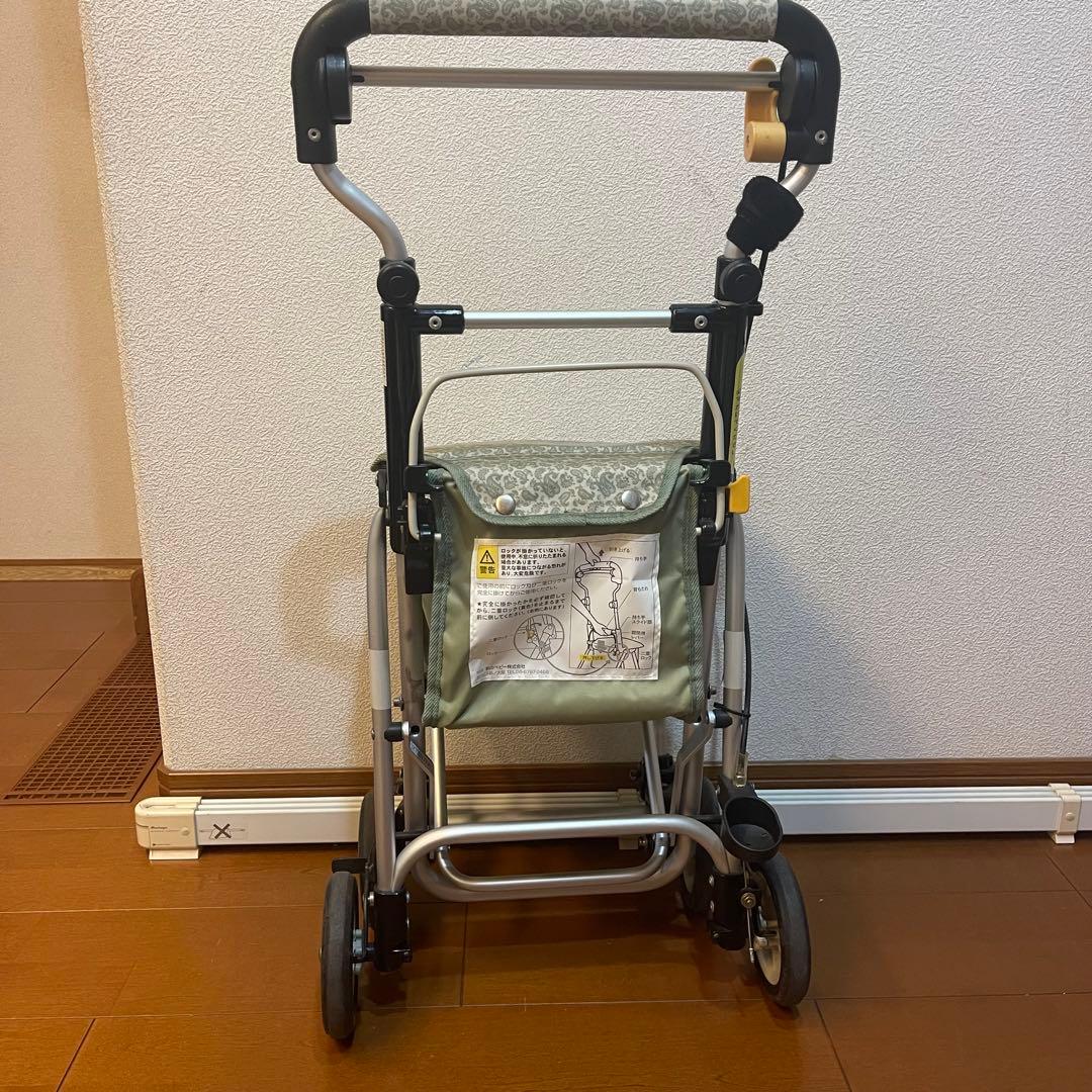 シルバーカー　ライトミニ　象印　象印ベビー　ペイズリー　S グリーン