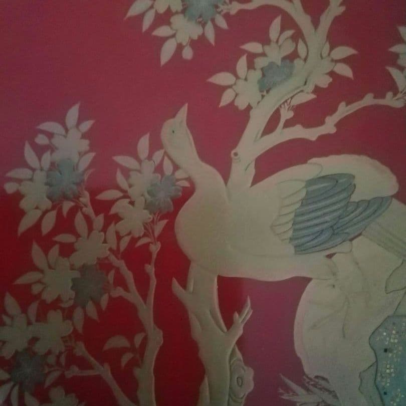 漆工芸　朱漆　金蒔絵　木盃④　江戸から明治時代　七組盃のひとつ