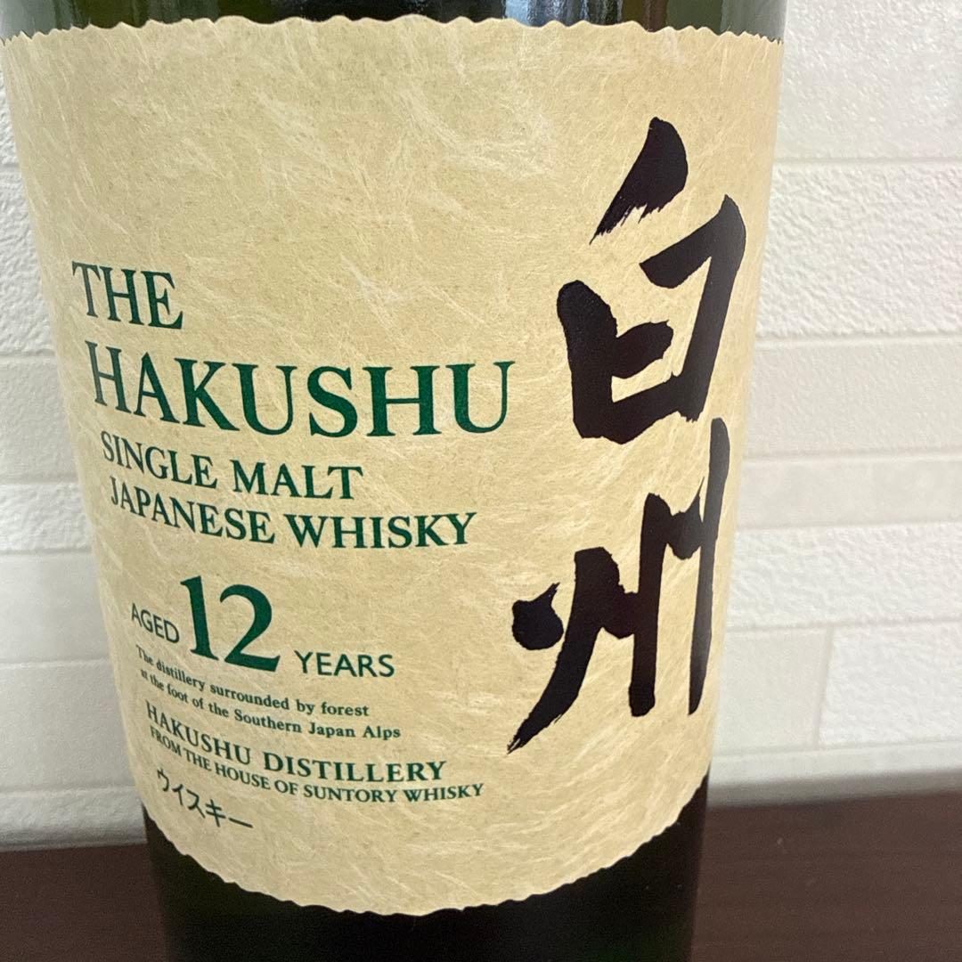 新品　未開封THE HAKUSHU 白州12年 シングルモルトウイスキー