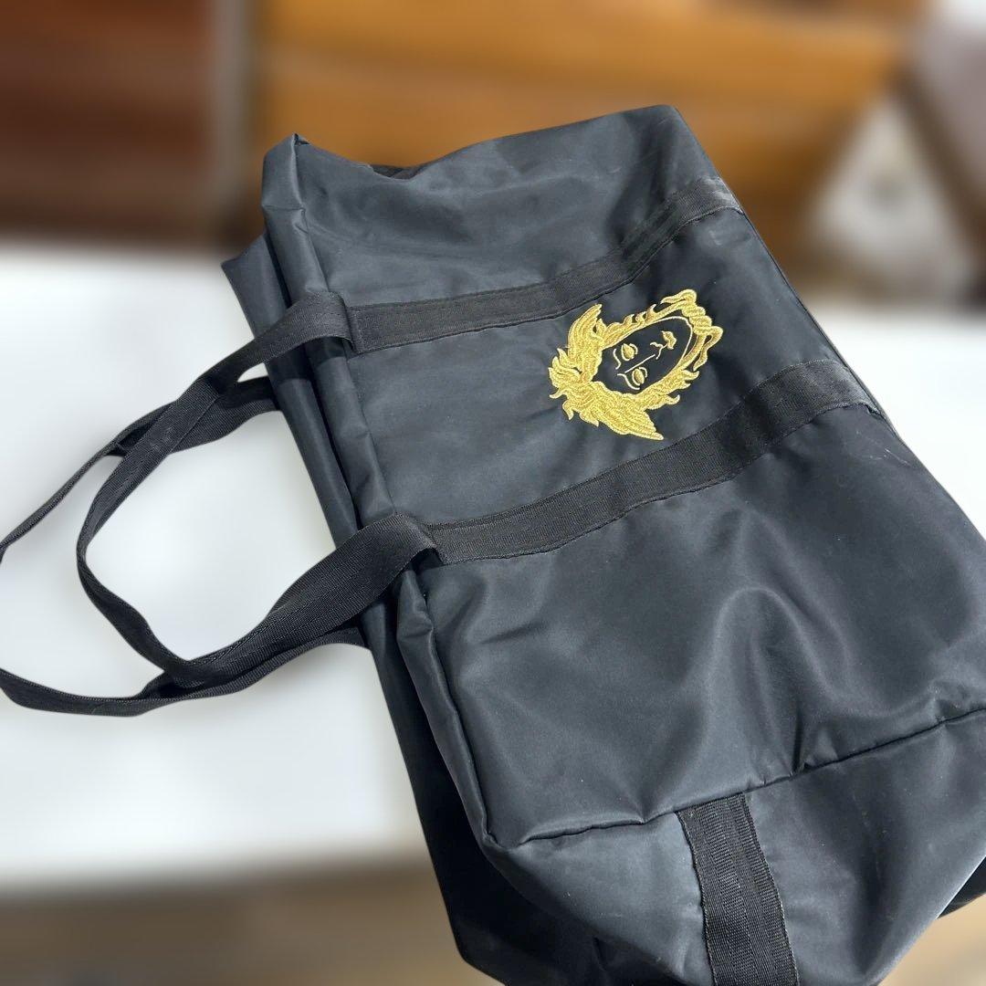 希少　VERSACE 90s メデューサ ナイロン ボストンバッグ ブラック