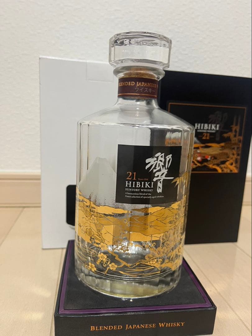 【極美品】響21年花鳥風月　空瓶&箱