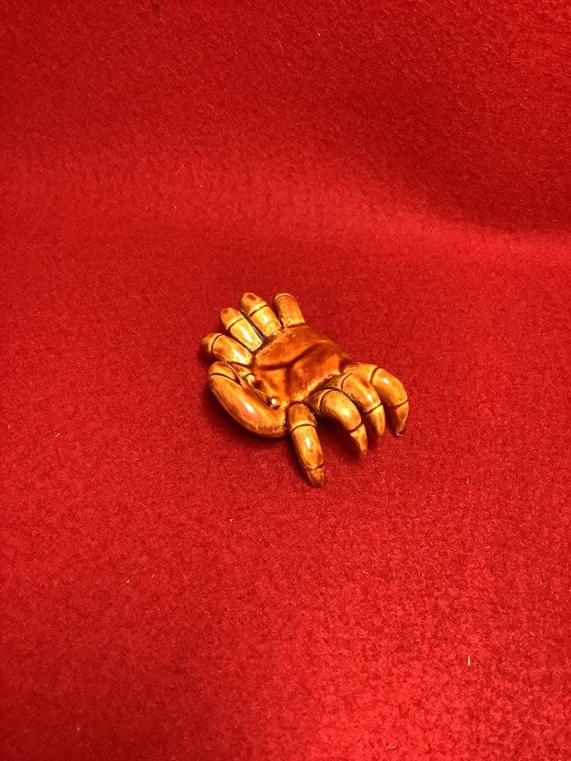 蓋置　交趾カニ　翠嵐　茶道具【中古美品】