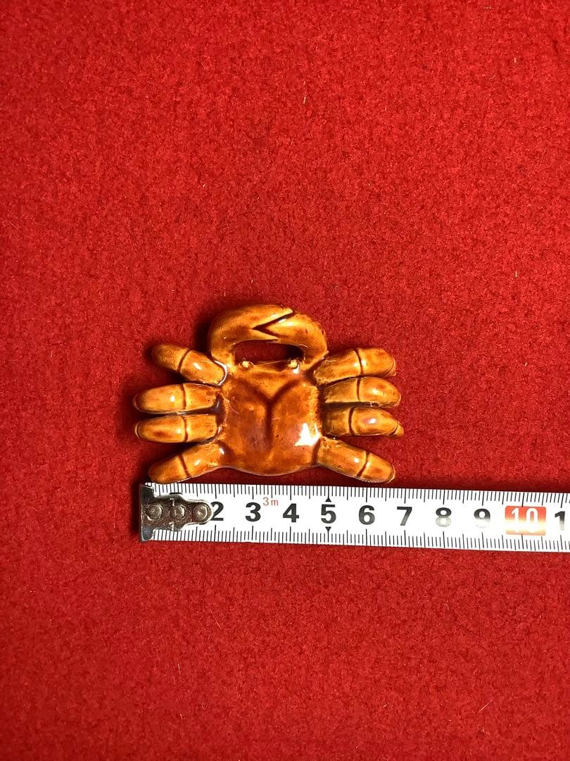 蓋置　交趾カニ　翠嵐　茶道具【中古美品】