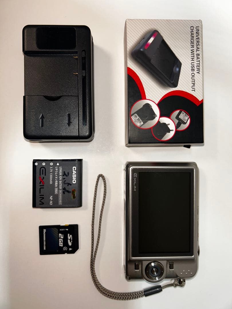 【ジャンク】CASIO EXILIM EX-z1000 シルバー デジタルカメラ