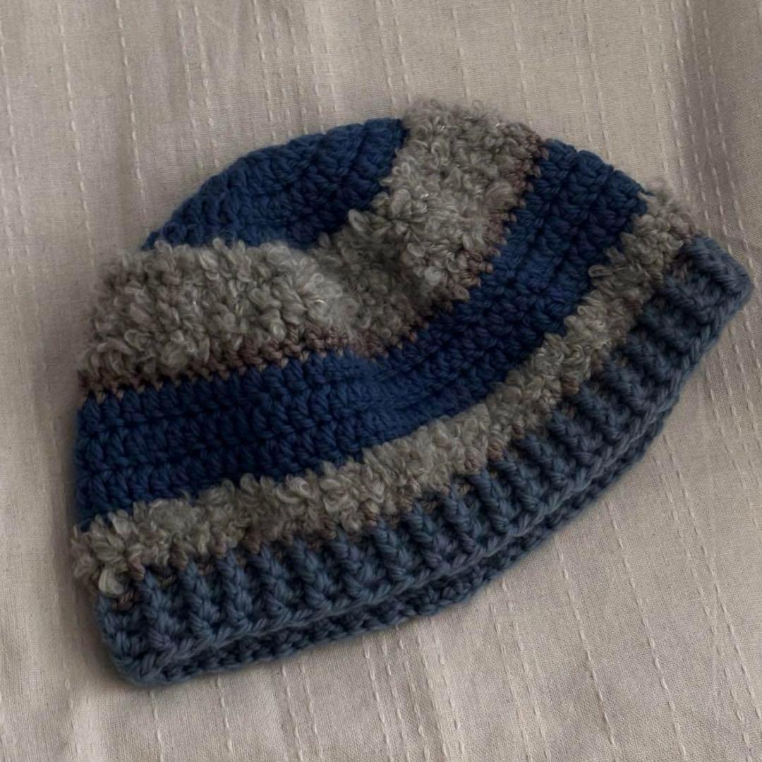 オーダーメイド ビーニー ニット帽 ハンドメイド 編み物 帽子