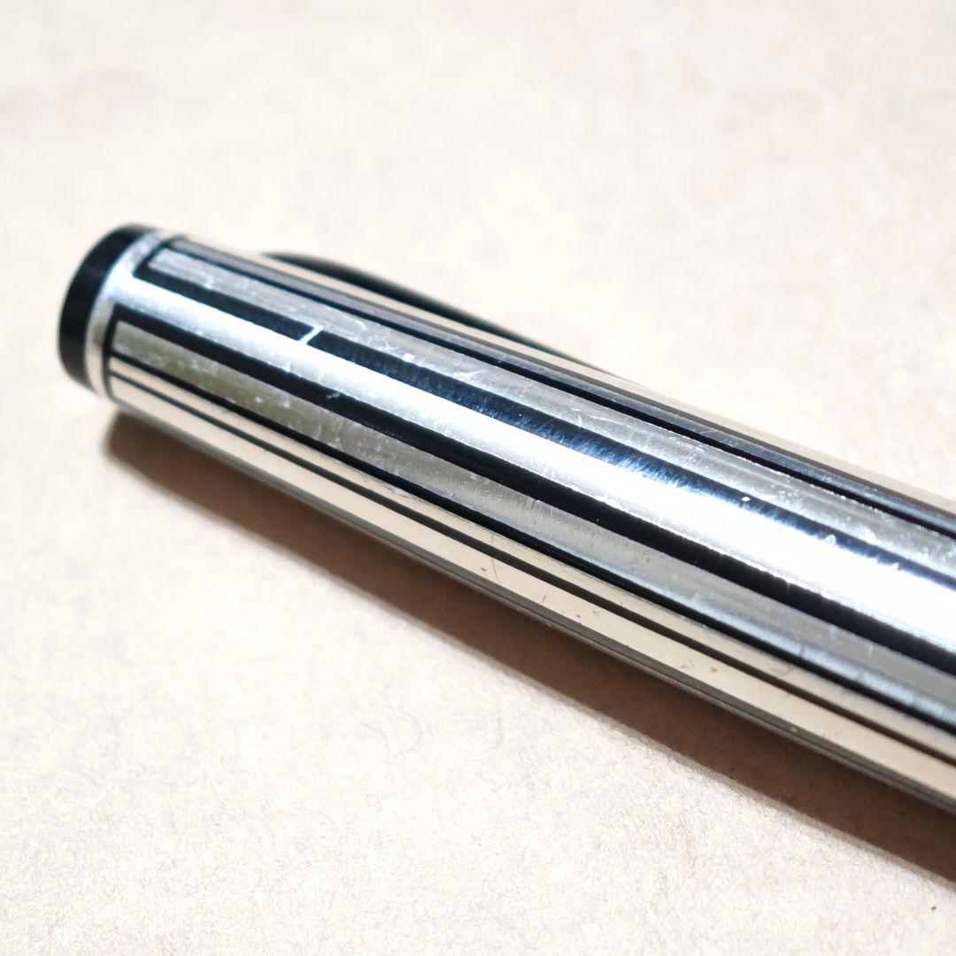 Platinum プラチナ 万年筆 18kWG ストライプ 廃盤
