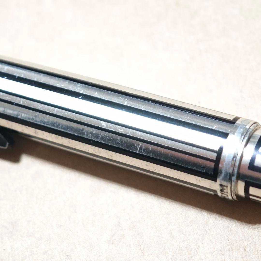Platinum プラチナ 万年筆 18kWG ストライプ 廃盤