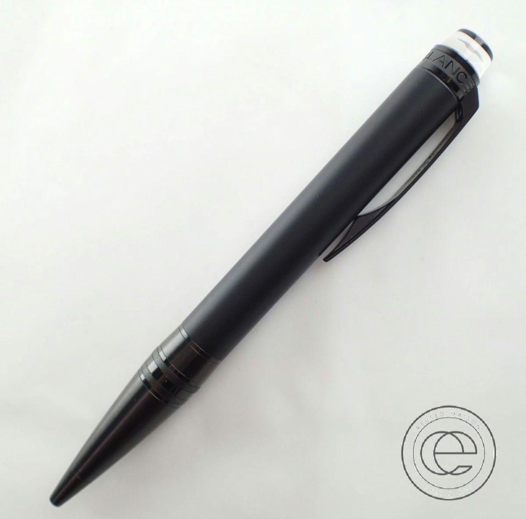 【新品未使用】MONTBLANC ブラックボールペン 専用ケース付き外箱アリ
