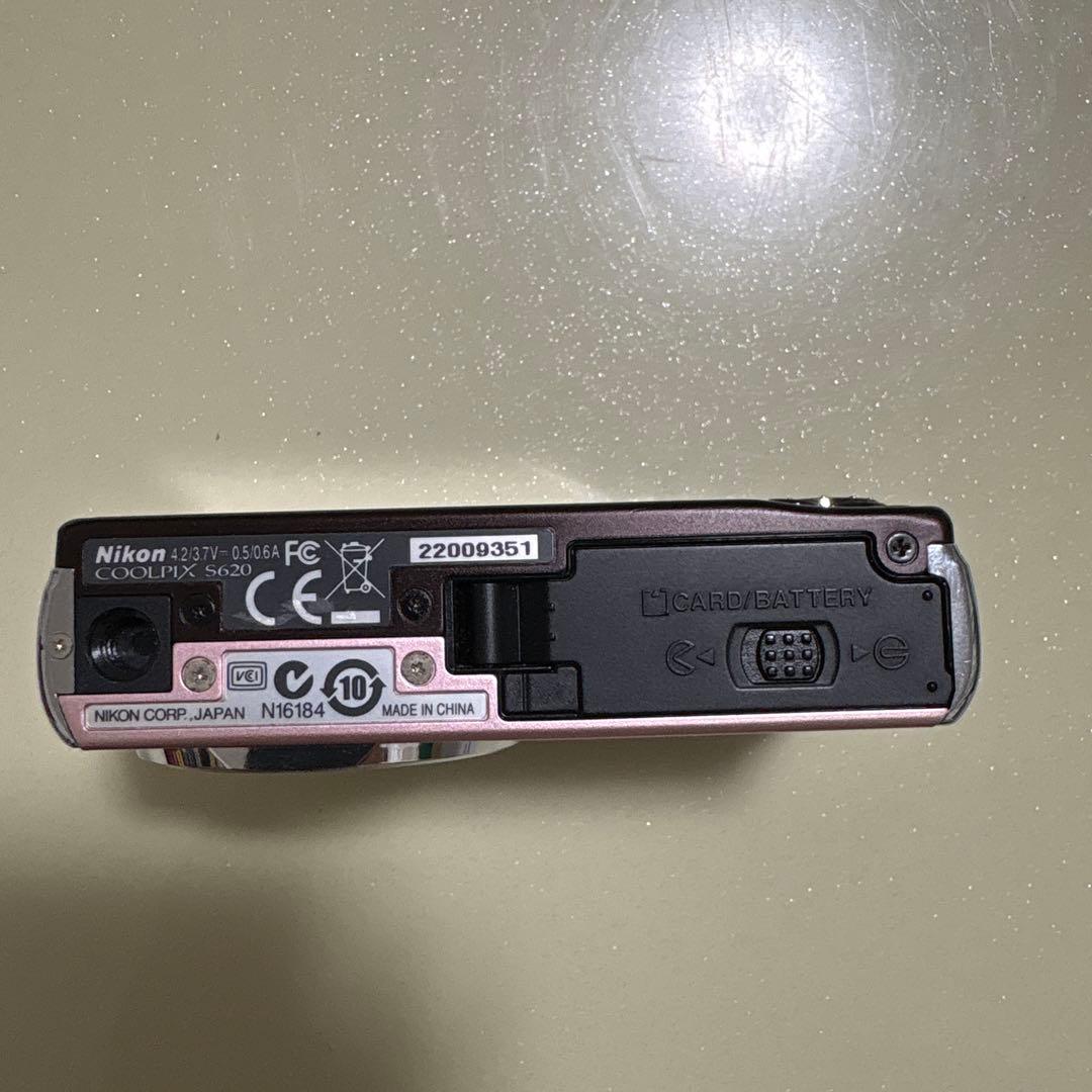 【動作確認済】Nikon COOLPIX S620ピンク Y2K Digicam