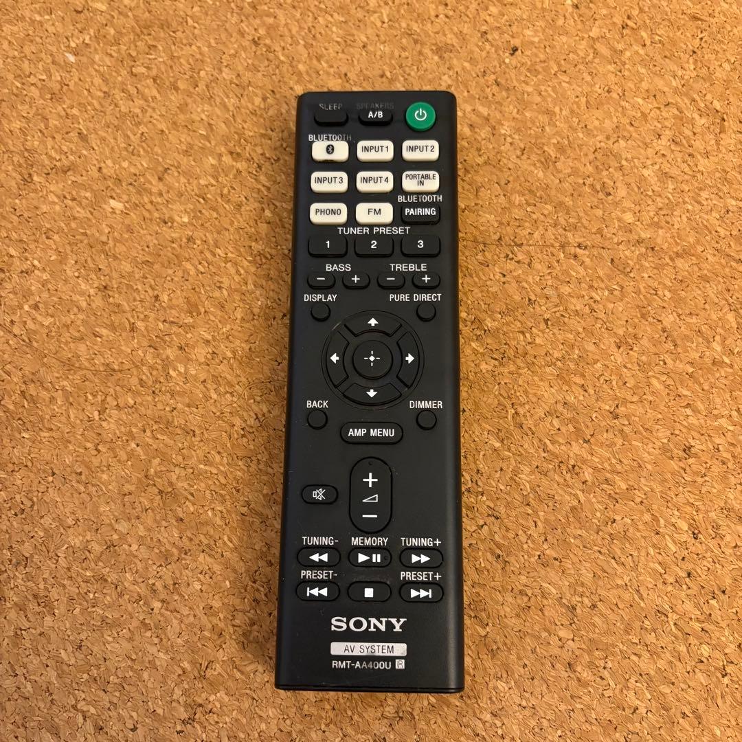 【中古品】SONY ステレオアンプ STR-DH190 リモコン付き