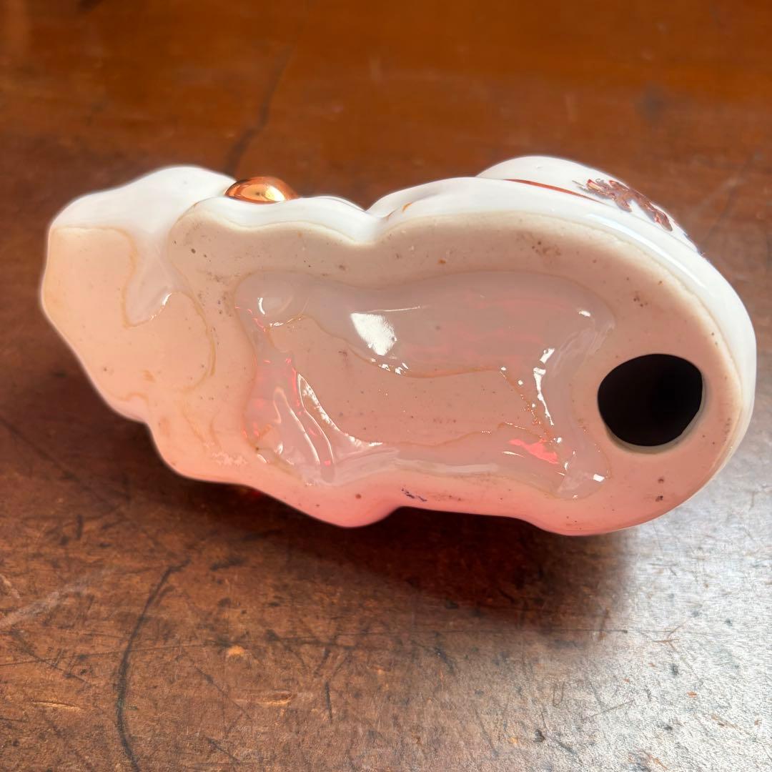 レトロ◇伊万里◇眠り猫◇陶器製◇約13㎝◇ねむり猫