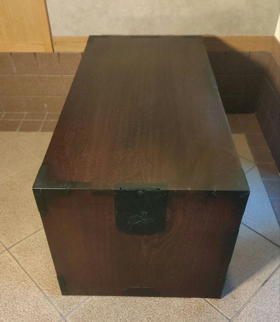 木製 時代箪笥 ローチェスト アンティーク家具 4引き出し レトロ
