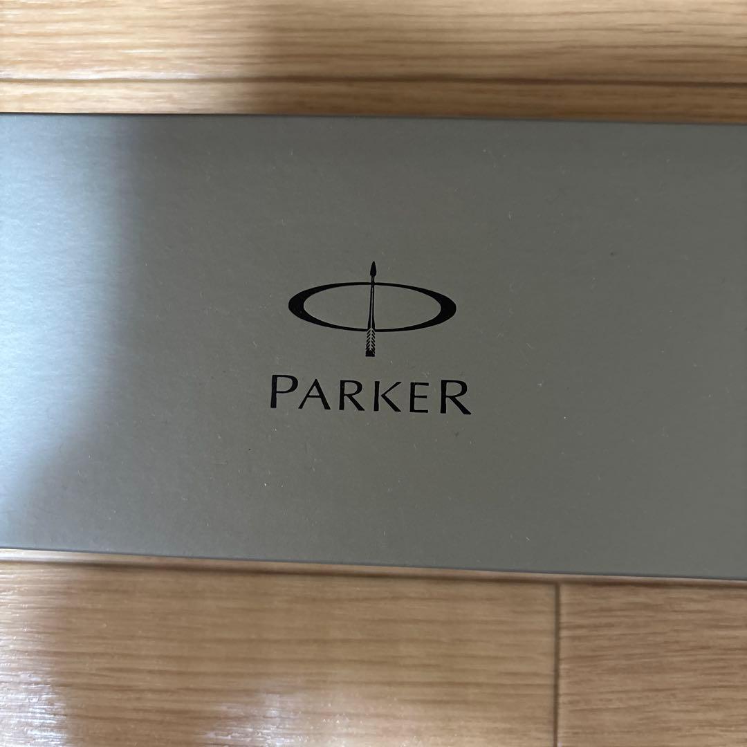 ＊ほぼ新品＊ Parker 万年筆 黒 ストライプデザイン