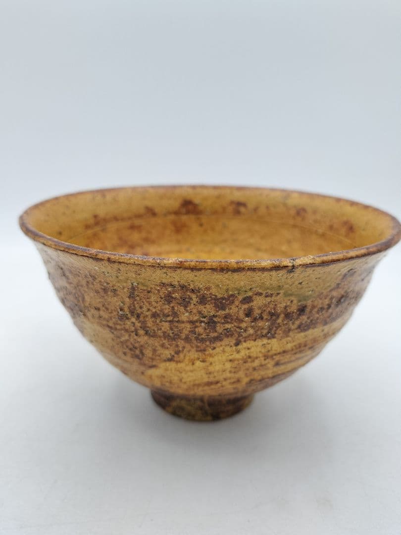 c923 数茶碗 伊羅保 10客 宇田佐平 木箱 茶道具 古物