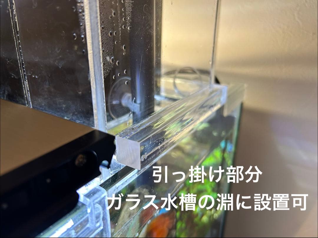 【訳あり】60cmガラス水槽用 上部濾過式アクアリウム水槽　アクアポニックス仕様