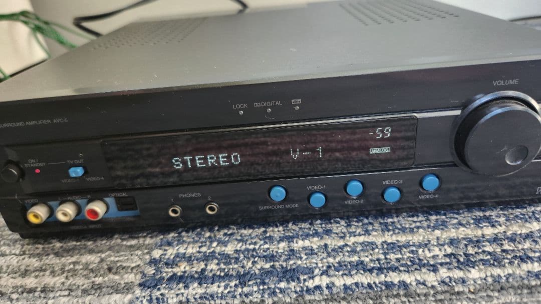 DENON　AVサラウンドアンプAVC-5 デンオン　AVアンプ RCA端子付き