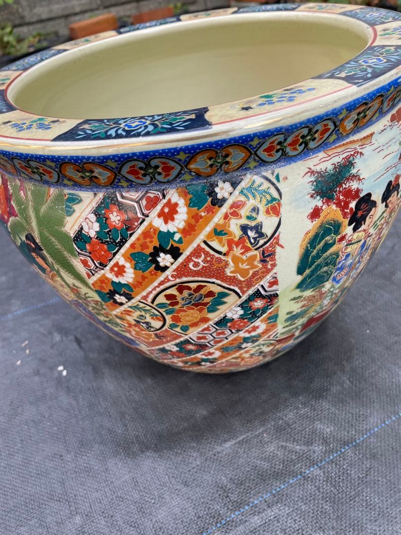 陶器　金魚鉢・メダカ鉢（１４４）