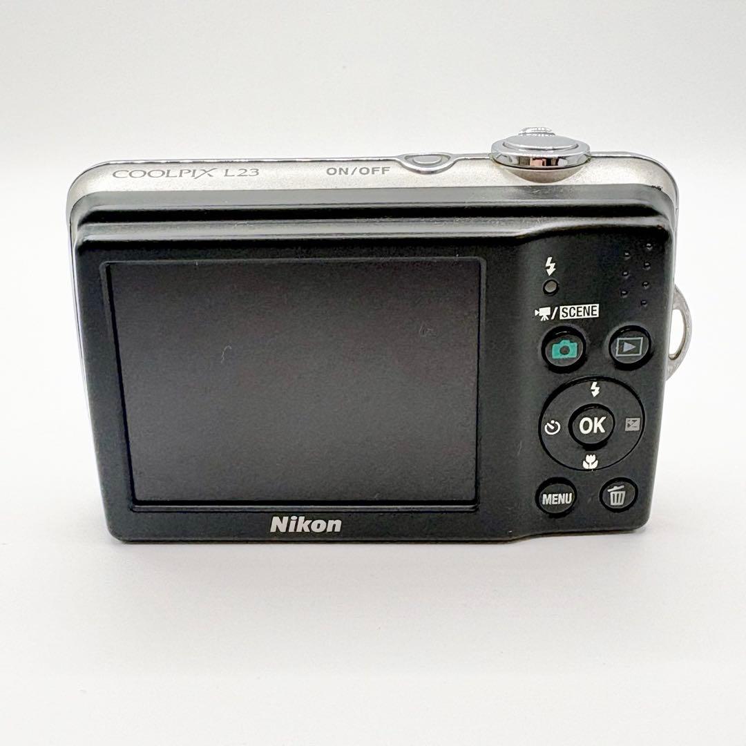 【動作品】Nikon COOLPIX L23 単三電池 5倍ズーム コンデジ